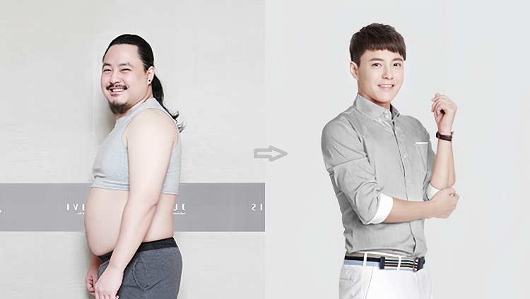 Hình ảnh trước và sau khi giảm cân của Noh Yoo Min