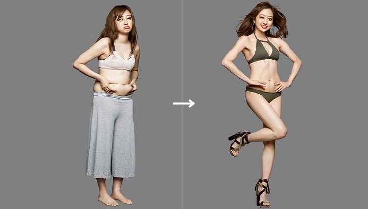 Hình ảnh trước và sau của Ami Kikuchi