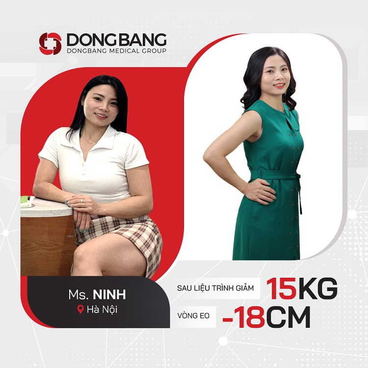 Giảm 15kg – chị Ninh tự tin với vòng eo quyến rũ 