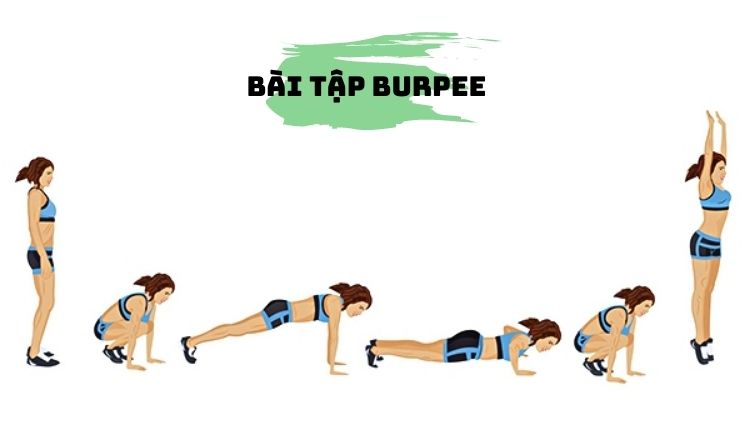 Burpee không chỉ giúp giảm mỡ bụng mà còn là bài tập thể dục giảm cân, giảm mỡ toàn thân