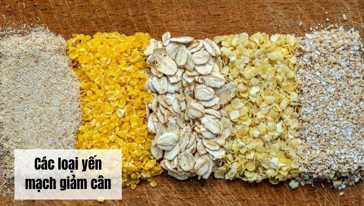 Một số loại yến mạch giảm cân 