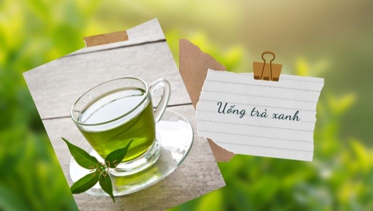 Uống trà xanh giúp quá trình tiêu hóa diễn ra nhanh hơn