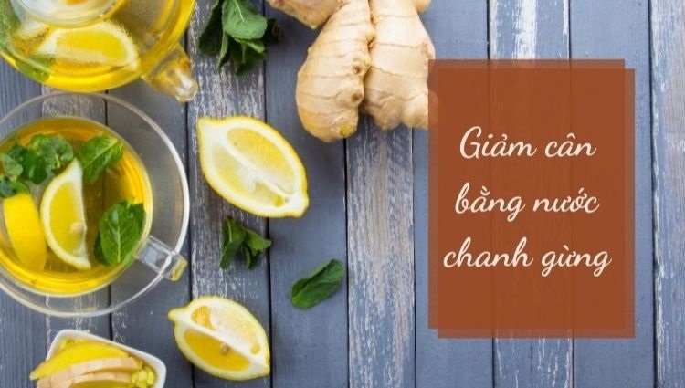 giảm cân bằng chanh 