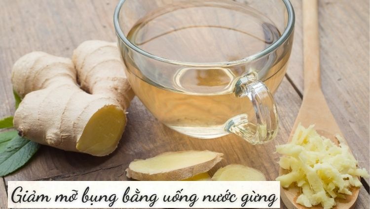 Uống nước gừng nóng giúp quá trình đốt cháy mỡ thừa diễn ra nhanh hơn