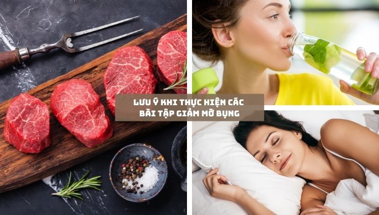 Những lưu ý khi thực hiện các bài tập giảm mỡ bụng