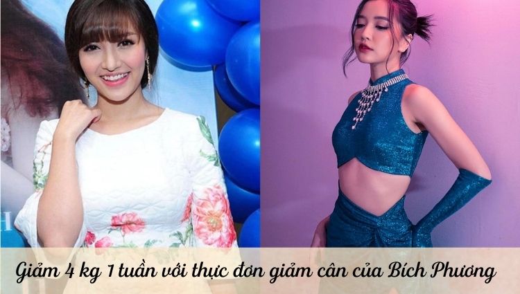 thực đơn giảm cân của bích phương