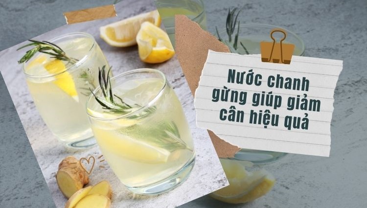 uống nước chanh giảm cân 