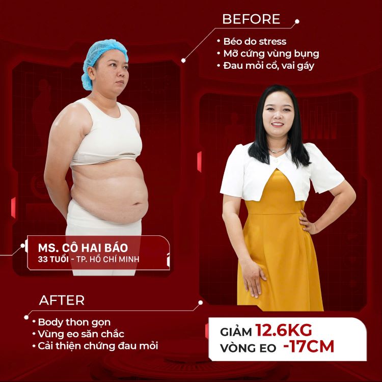 Cô Hai Báo giảm béo tại cơ sở Dongbang TP. HCM 