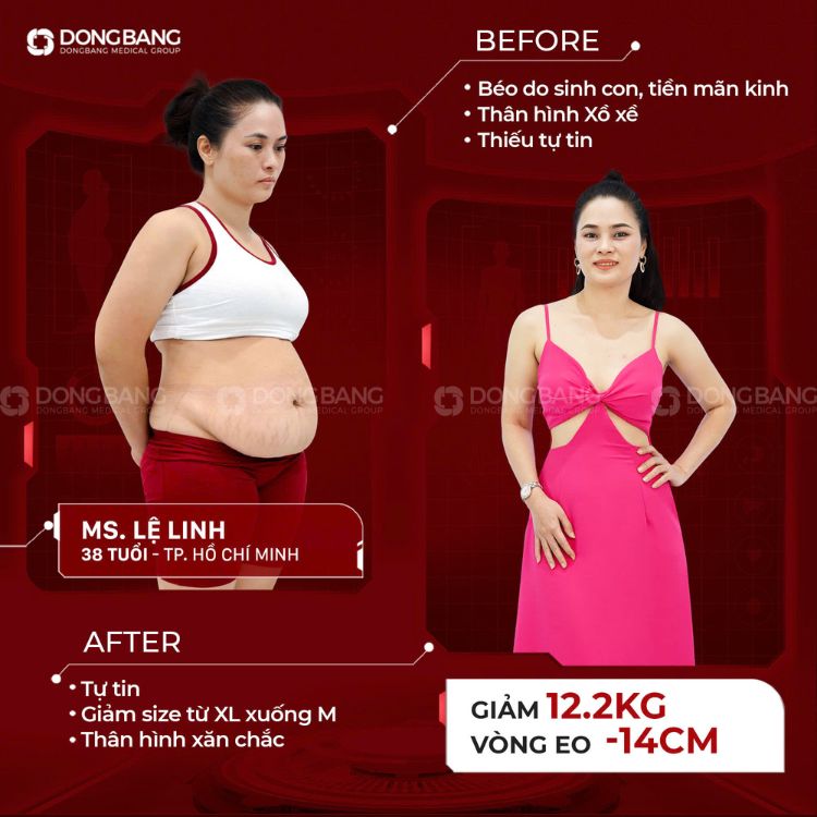 Thay đổi ngoạn mục chị Lệ Linh sở hữu body cực phẩm