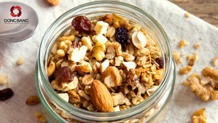 Trong granola có nhiều chất dinh dưỡng 