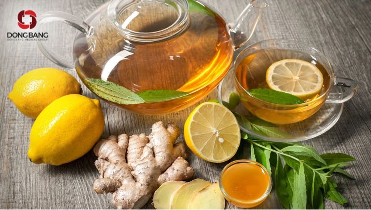 Nước chanh gừng detox thanh lọc cơ thể