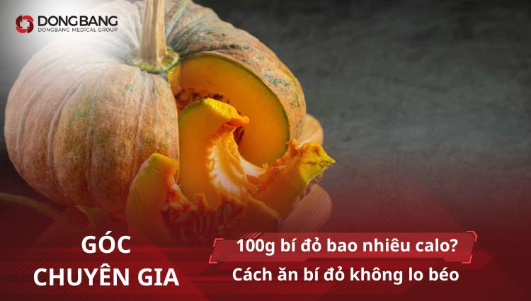 bí đỏ bao nhiêu calo