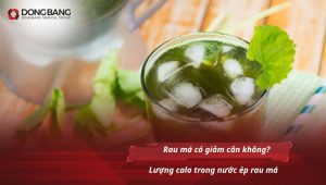 Rau má có giảm cân không? Lượng calo trong nước ép rau má